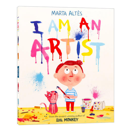 英文原版 I Am An Artist 小小艺术家 新版 Marta Altés 环境适应交友认知启蒙绘本 心里成长情绪管理 英文版 商品图0