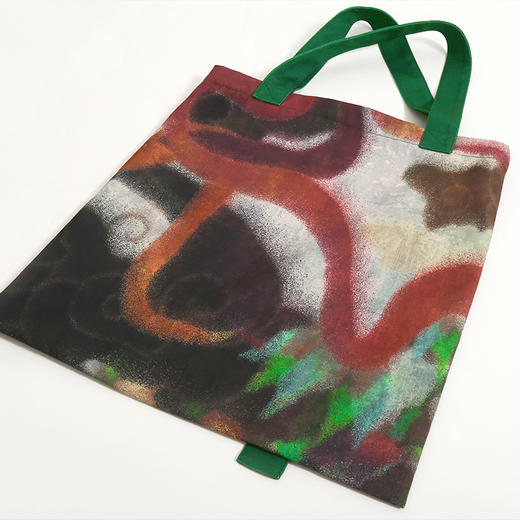 两三事 古色奇谈 秋季新款国风印花手提单肩包女包 商品图4