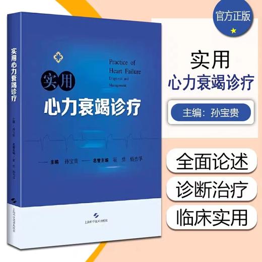 实用心力衰竭诊疗 孙宝贵主编 上海科学技术出版社9787547857519 商品图0