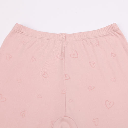 都市丽人轻暖保暖衣女5至15度适穿阳离子罗纹绒保暖衣薄款套装秋衣秋裤新年本命年红品LW31A2 商品图6