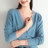 【买一送一，赠品自行备注颜色尺码】【早春必备】新款春款弹力宽松V领开衫潮温柔慵懒风针织开衫外套女 商品缩略图4