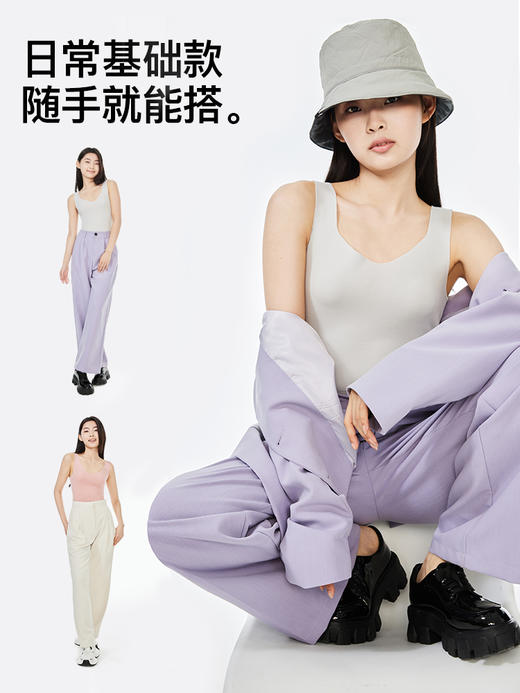 RAU 德绒保暖背心基础款2件 加绒加厚秋冬发热保暖内衣[福利品] 商品图2