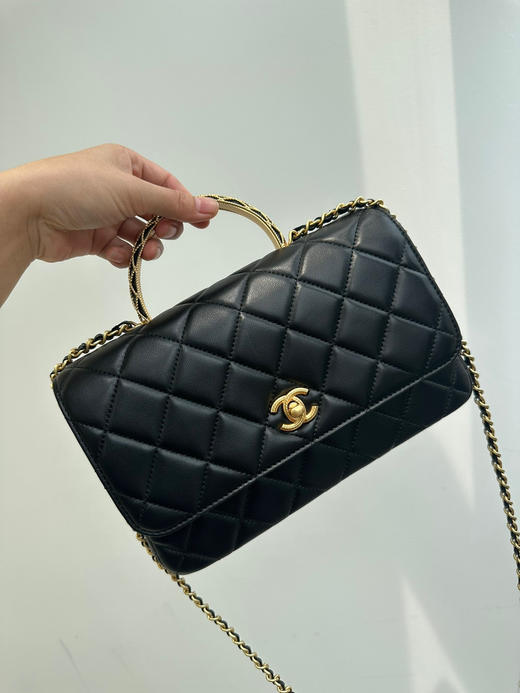 小香手提链条包   尺寸：24X22X8cm
尺寸：22X21X6.5cm
尺寸：17X10X3.5cm 商品图2