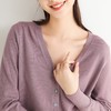 【买一送一，赠品自行备注颜色尺码】【早春必备】新款春款弹力宽松V领开衫潮温柔慵懒风针织开衫外套女 商品缩略图3