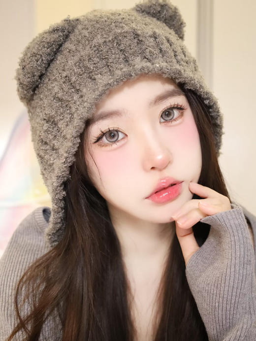 【大直径】Hancon -椰子雪灰--14.5mm【年抛 0-800度 无525/575 】 商品图3