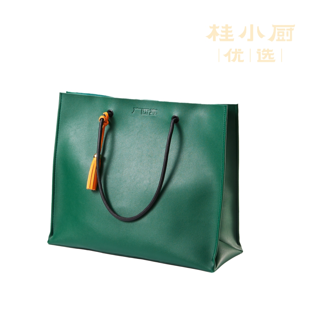 桂小厨广西宴·简约复古托特皮包