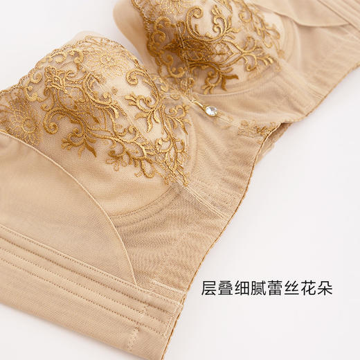 上托聚拢收副乳软钢圈惊鸿调整型文胸 商品图5