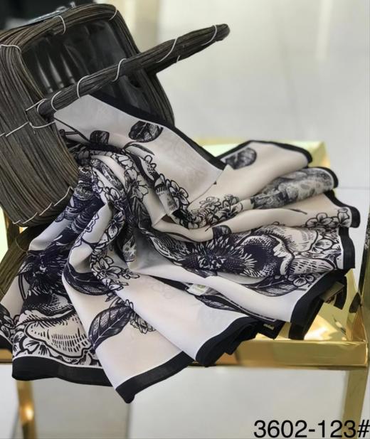 优品堂【花魁方巾】90*90桑蚕丝方巾 商品图10