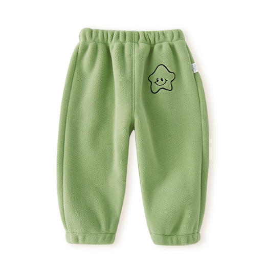 【保暖摇粒绒长裤，柔软亲肤！】宝宝加绒裤子加厚保暖卫裤婴儿秋冬外穿男女小童长裤摇粒绒休闲裤lmsh 商品图4