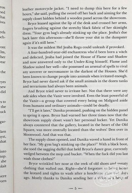 【中商原版】大地与血之屋 新月市系列  House of Earth and Blood 英文原版 Sarah J Maas 奇幻惊悚小说 商品图5