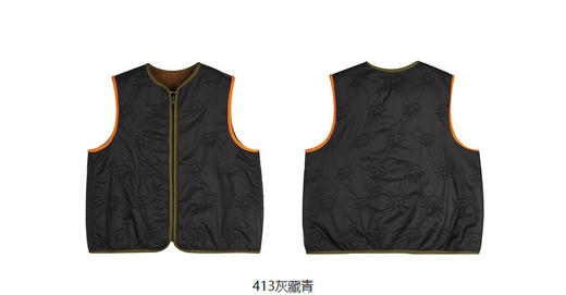 jnby  23年秋款  亚光耐磨摇粒绒内衬马甲 1N9513150 商品图6