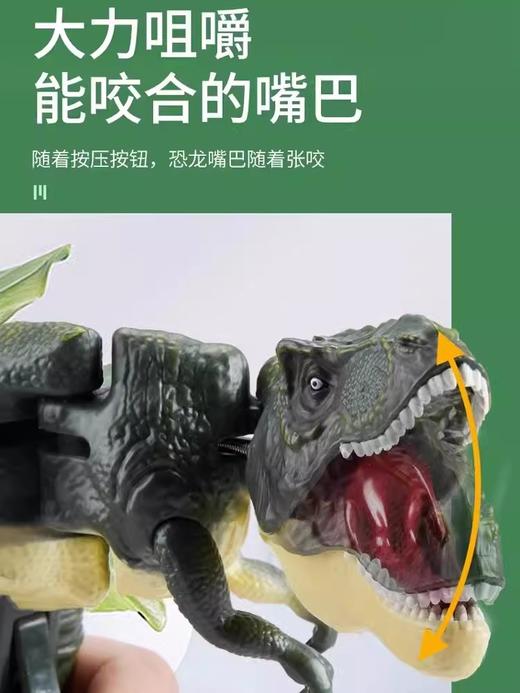 【抖音爆款玩具】侏罗纪咆哮霸王龙按压恐龙玩具 商品图2