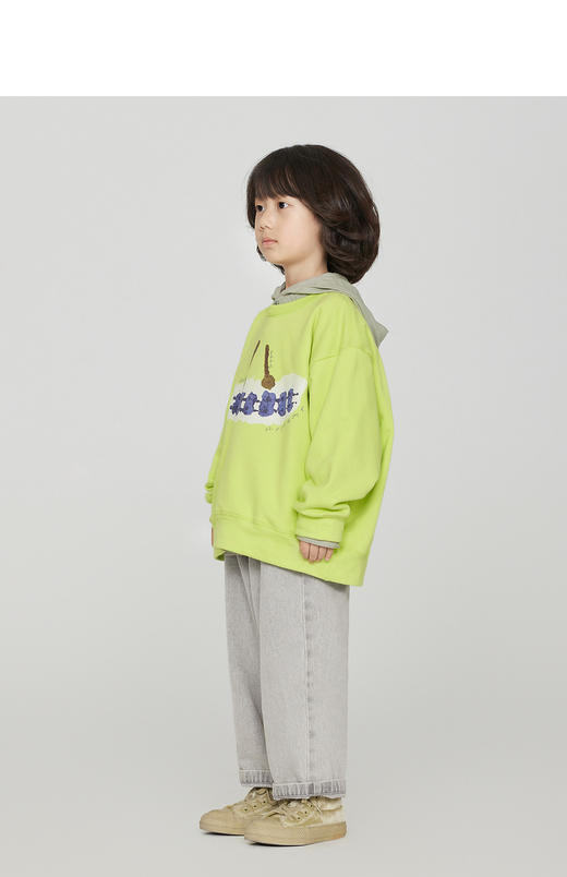 jnby  23年秋款  圆领套头卫衣  1N9411510 商品图4