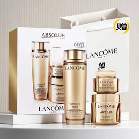 【LANCÔME】兰蔻菁纯清爽面霜柔肤水眼霜三件套 柔肤水150ml+清爽面霜60ml+眼霜20ml·