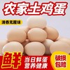 散养土鸡蛋 柴鸡蛋 新鲜土鸡蛋 月子蛋 老母鸡营养蛋50枚装 商品缩略图0