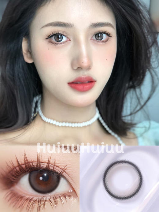 【中直径】ROLALENS-小糖丸黑--14.2mm【年抛 0-800度 无525/575】 商品图0