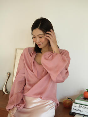 my rose pink blouse