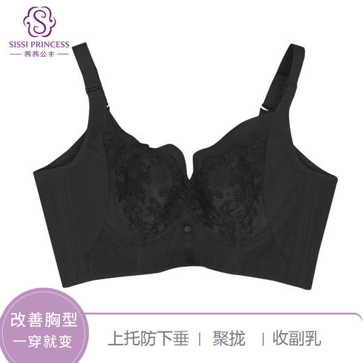 上托聚拢收副乳软钢圈惊鸿调整型文胸 商品图1