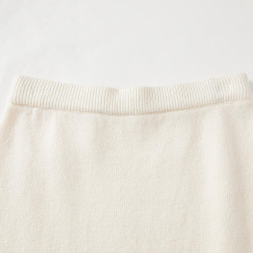 西遇针织半身裙女2023年冬季新款高腰修身显瘦中长款一步包臀裙D2238543 商品图5