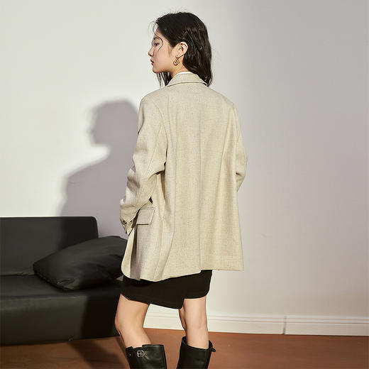 韩版宽松休闲西装外套女早春新款小个子通勤百搭西服女V1938240 商品图4