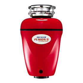 贝克巴斯/垃圾处理器/F5/红色 厨房厨余粉碎机感应开关 定时关机自动反转