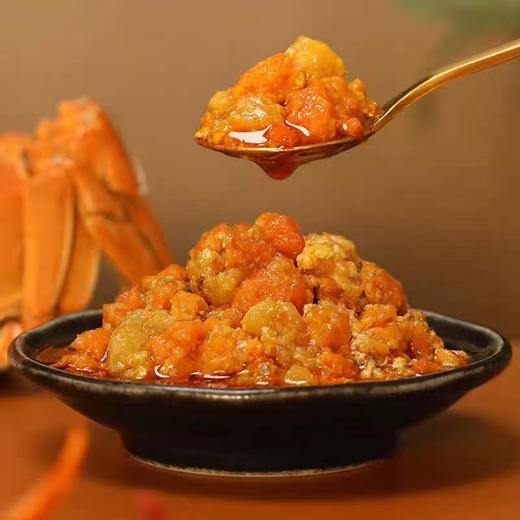 江南名菜 蟹黄油 秃黄油 蟹粉 100%的纯正蟹黄，不掺杂一丝蟹肉蟹膏 商品图5