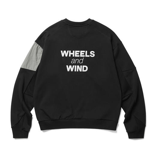 WHEELS and WIND 男女款杜邦索罗娜机能性圆领套头卫衣 商品图4