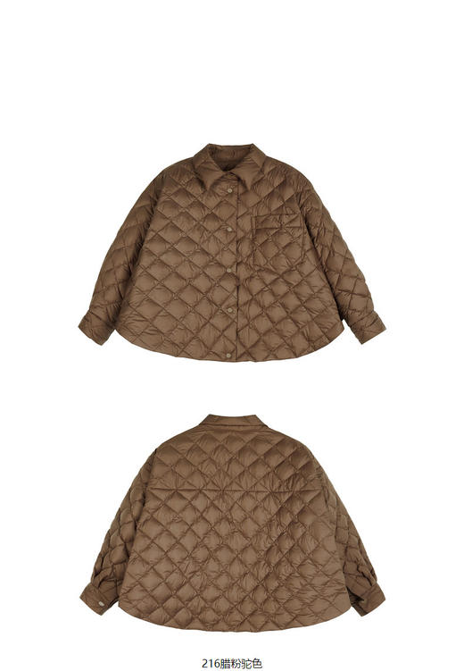 jnby  23年秋款  白鸭绒轻薄短款羽绒服  1N9C10060 商品图11