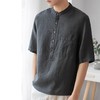 裁缝学苑MS06亚麻立领中式衬衫纸样男装上衣t恤短袖衬衣衣服样板 商品缩略图1