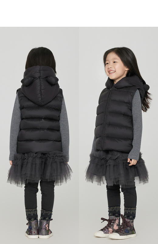 jnby  23年秋款  防风保暖羽绒马甲 1N9C10500 商品图7