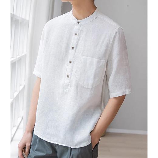 裁缝学苑MS06亚麻立领中式衬衫纸样男装上衣t恤短袖衬衣衣服样板 商品图5