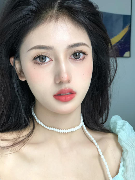 【中直径】ROLALENS-小糖丸黑--14.2mm【年抛 0-800度 无525/575】 商品图3