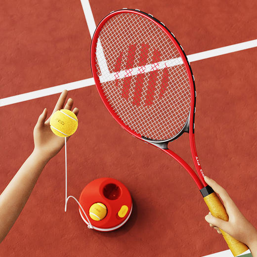 【1分钟轻松上手的网球装备 一套搞定】FED网球回弹训练器 亲子套装 不受场地限制 随时随地带宝贝开玩玩具礼物 商品图7