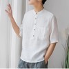 裁缝学苑MS06亚麻立领中式衬衫纸样男装上衣t恤短袖衬衣衣服样板 商品缩略图3