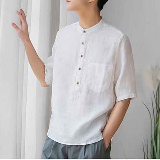 裁缝学苑MS06亚麻立领中式衬衫纸样男装上衣t恤短袖衬衣衣服样板 商品图3