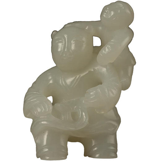 清 玉雕辈辈封侯挂件 商品图5