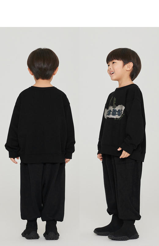 jnby  23年秋款  圆领套头卫衣  1N9411510 商品图7