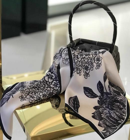 优品堂【花魁方巾】90*90桑蚕丝方巾 商品图9