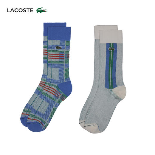 【海南专供价】Lacoste法国鳄鱼男女同款新款时尚百搭袜子RA6867-10 商品图0