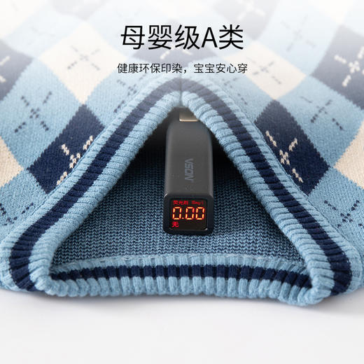 童心未泯，英伦风范！格子婴儿马甲背心纯棉A类婴儿马甲秋季外穿英伦风男童马甲针织衫lmzbsh 商品图3