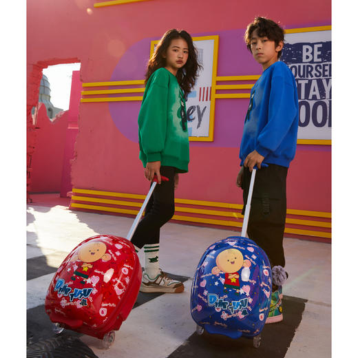 正版授权 大耳朵图图可爱儿童拉杆箱 蛋型卡通风格A-9888 商品图0