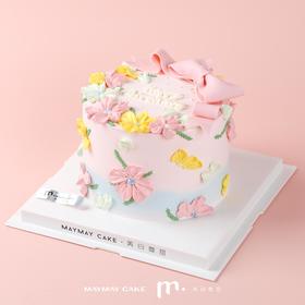 温柔粉氛围感·裱花蛋糕【B4541】