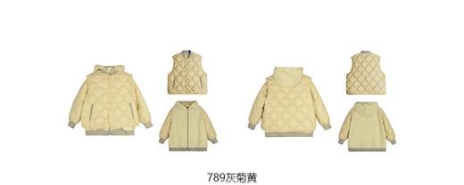 jnby  23年秋款  俩件套可拆多穿轻薄短款羽绒服  1N9C23210 商品图6