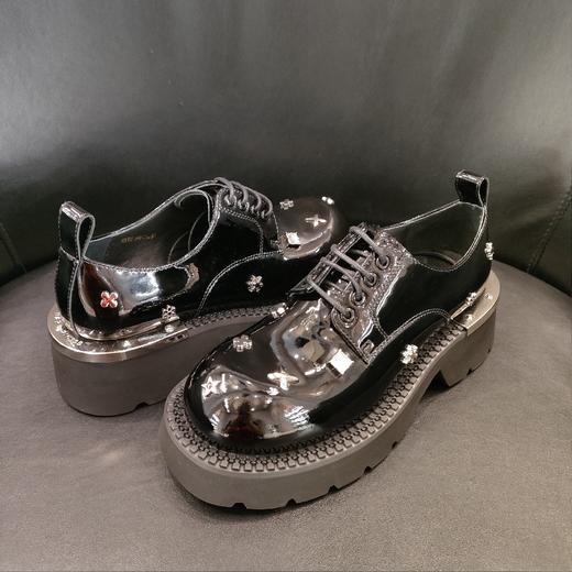 LFGJ凌介女鞋  2023年秋季新款时尚乐福鞋 商品图4