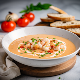 法式鲜虾浓汤