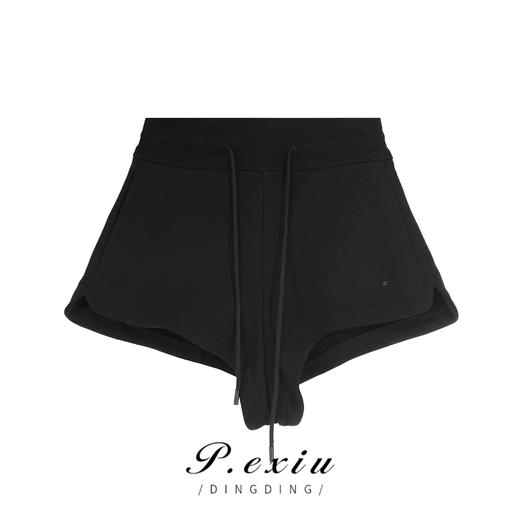 01-1潘依绣丁丁宠粉 夏季抽绳松紧腰休闲短裤 K16549 商品图0
