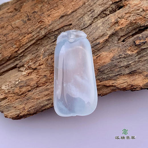 派瑞翡翠 翡翠挂件 糯种 白冰 商品图1