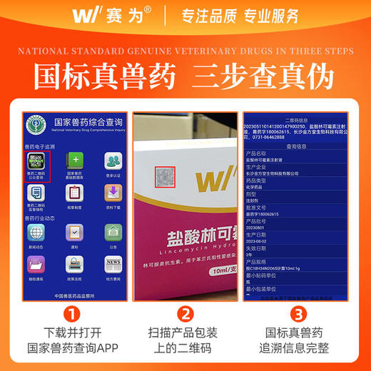 盐酸林可霉素注射兽用针剂宠物猫狗母猪产后消炎药牛羊呼吸道兽药 商品图3