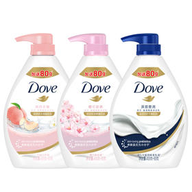 【品牌直发】多芬(DOVE)沐浴露400g+80g加量 樱花甜香深层莹润 弹润水嫩沐浴乳