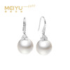 美裕 金18K海水珍珠耳钉12-12.5mm白 106440 商品缩略图0